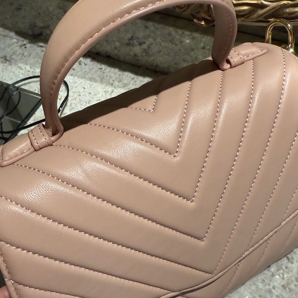 Quince Leather Quilted Pink Handbag - Picture 4 of 7